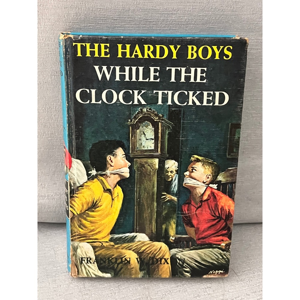 Hardy Boys While The Clock Ticked #11 Franklin W Dixon Grosset & Dunlap Vintage